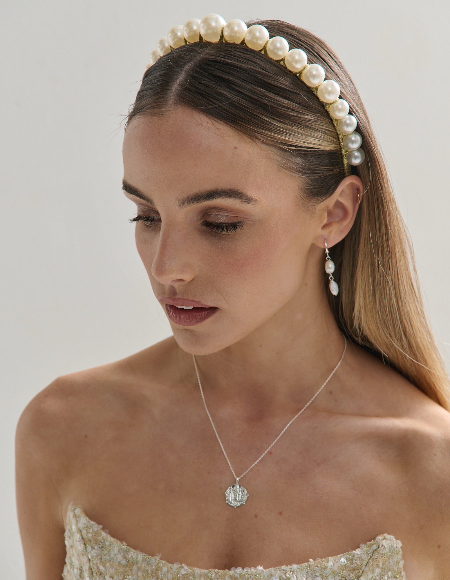Emma Pearl Statement Headband