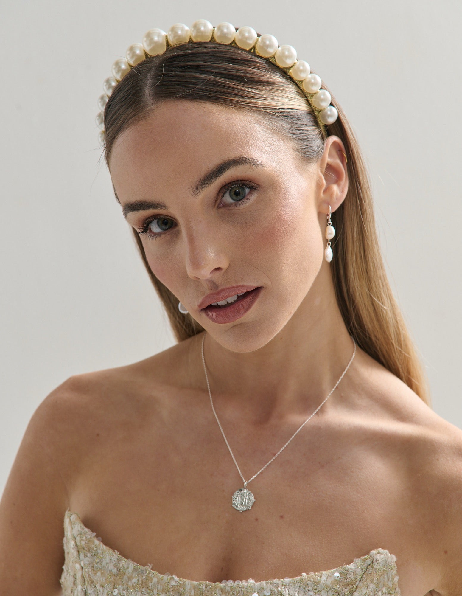 Emma Pearl Statement Headband
