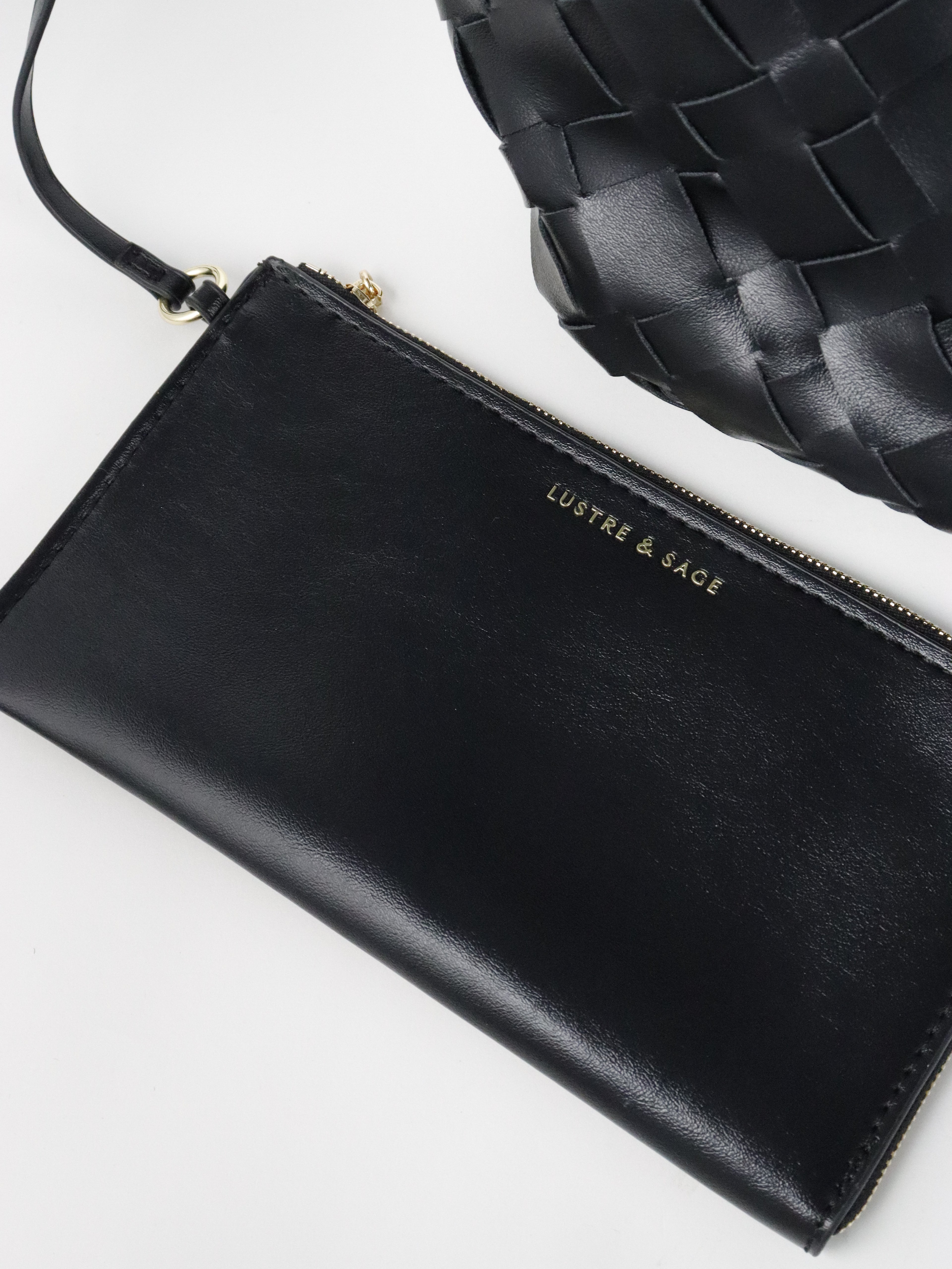 Everyday Woven Tote Bag - Black
