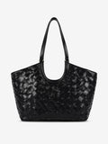 Everyday Woven Tote Bag - Black