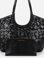 Everyday Woven Tote Bag - Black