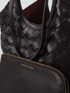 Everyday Woven Tote Bag - Brown