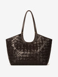 Everyday Woven Tote Bag - Brown