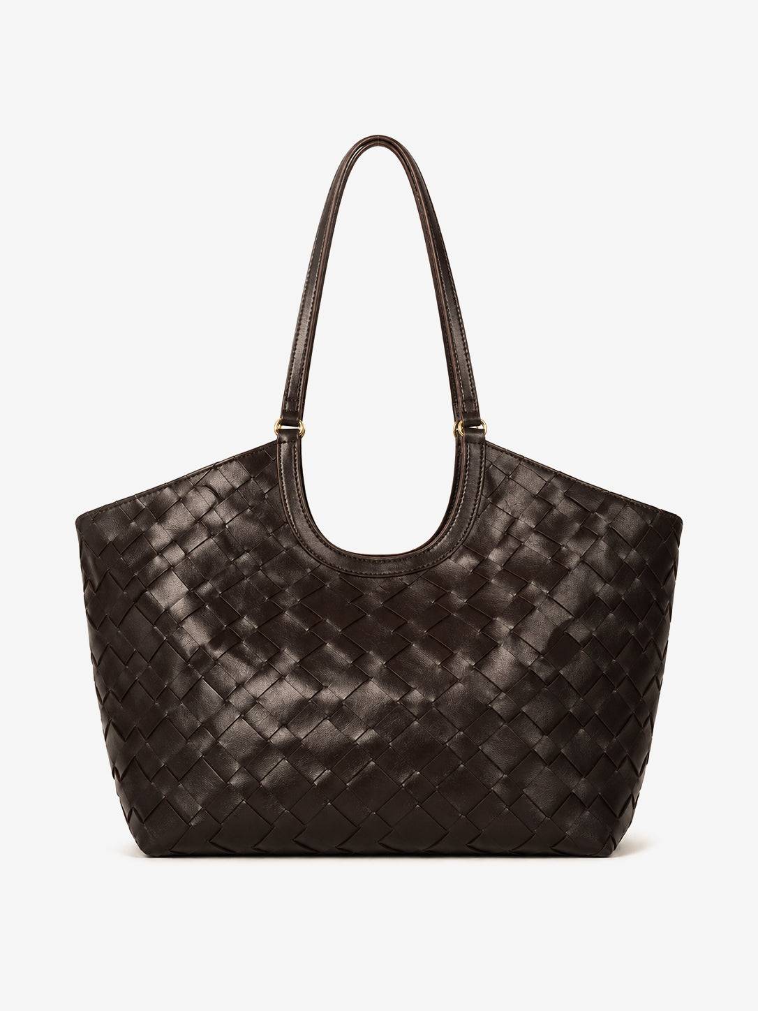 Everyday Woven Tote Bag - Brown