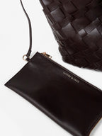 Everyday Woven Tote Bag - Brown