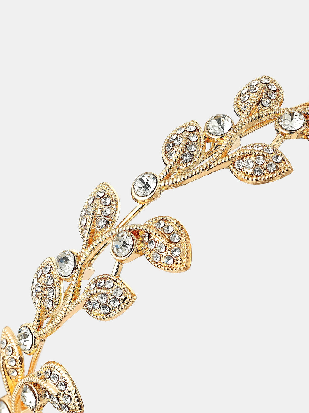 Fairy Leaf Crystal Statement Headband