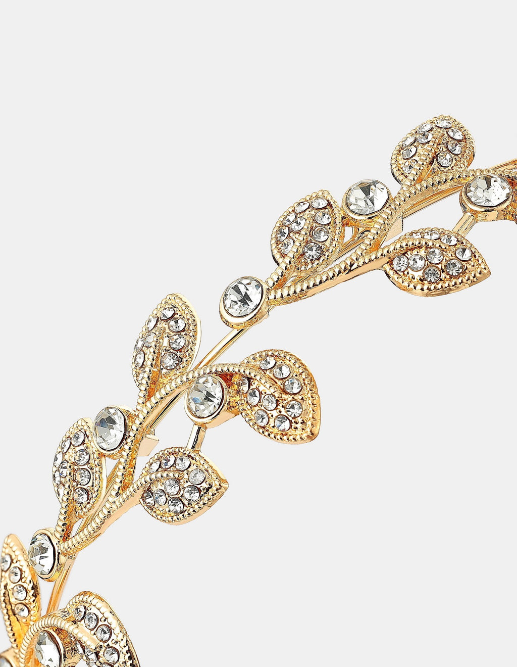 Fairy Leaf Crystal Statement Headband