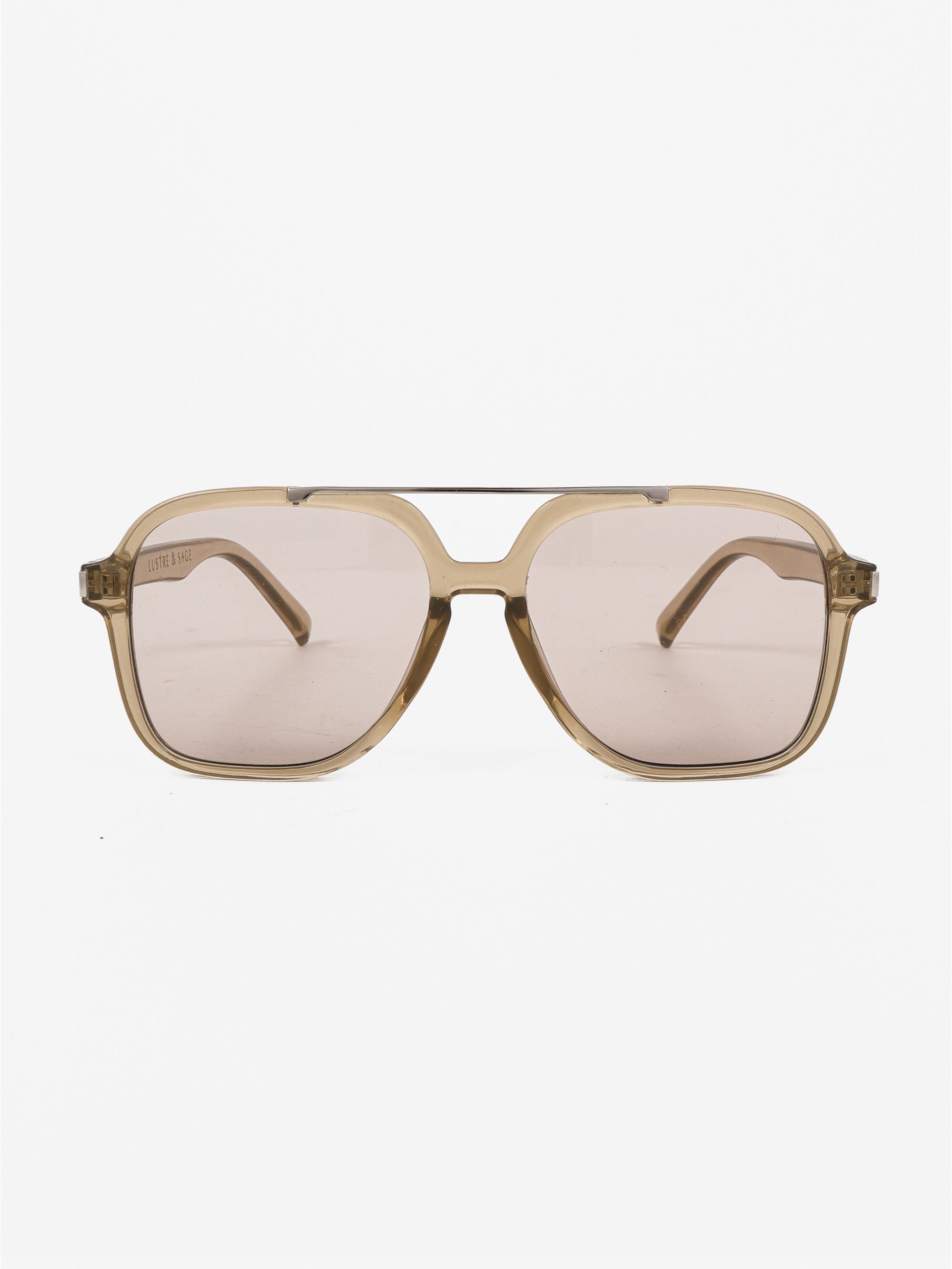 Giselle Aviator Sunglasses - Grey
