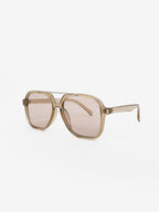 Giselle Aviator Sunglasses - Grey