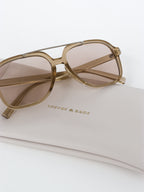 Giselle Aviator Sunglasses - Grey