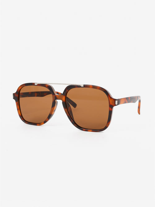 Giselle Aviator Sunglasses - Tort