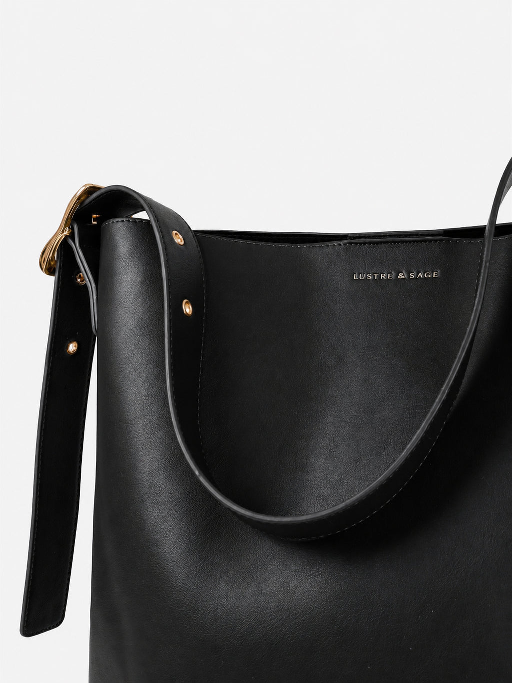 Gwen Bucket Bag - Black