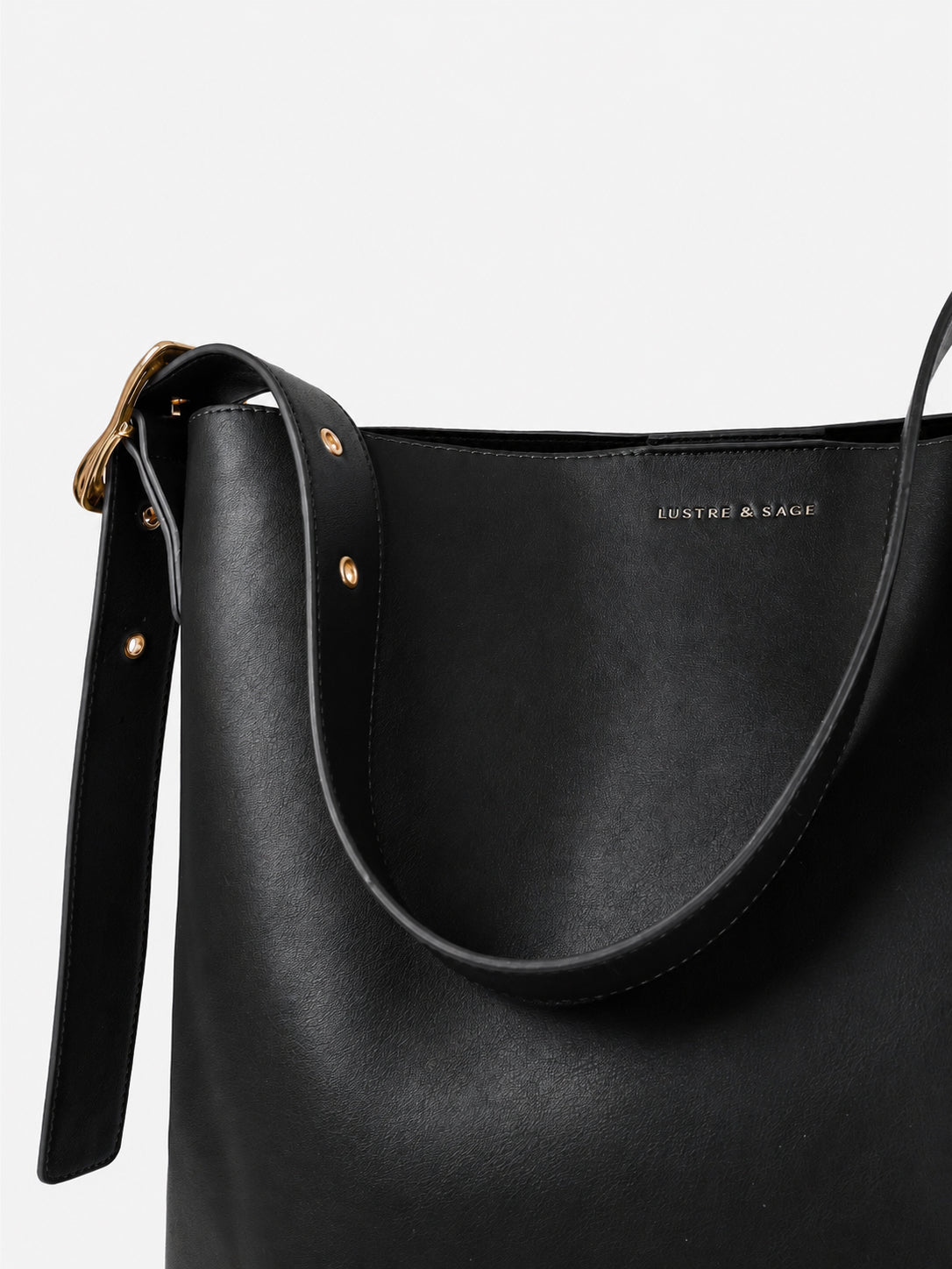 Gwen Bucket Bag - Black