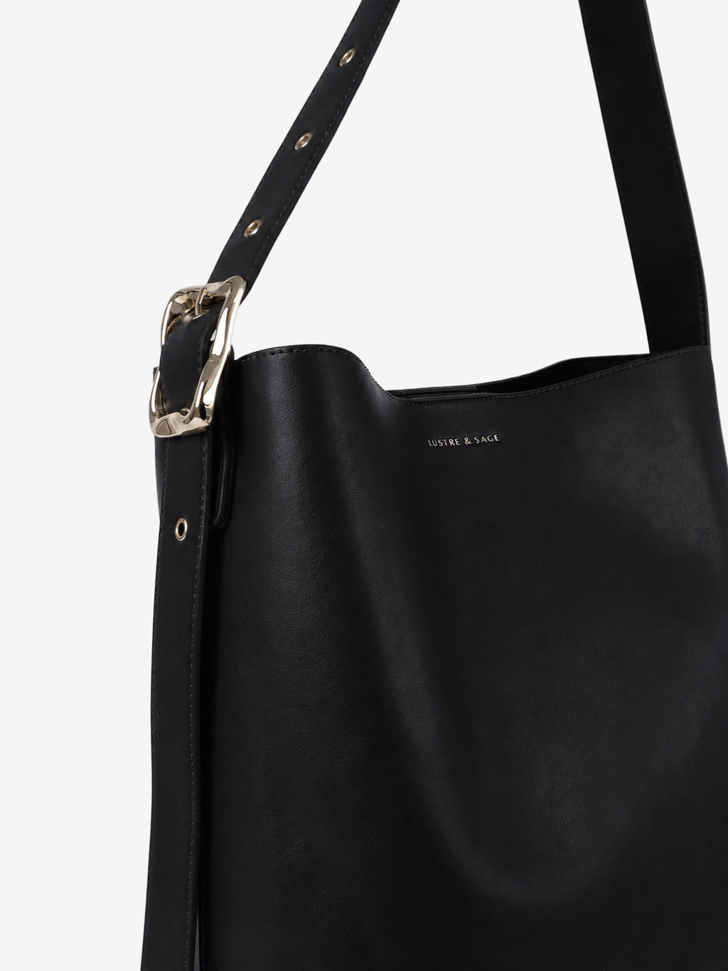 Gwen Bucket Bag - Black