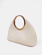 Hailey Statement Handle Bag - White