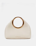 Hailey Statement Handle Bag - White