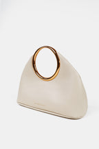 Hailey Statement Handle Bag - White