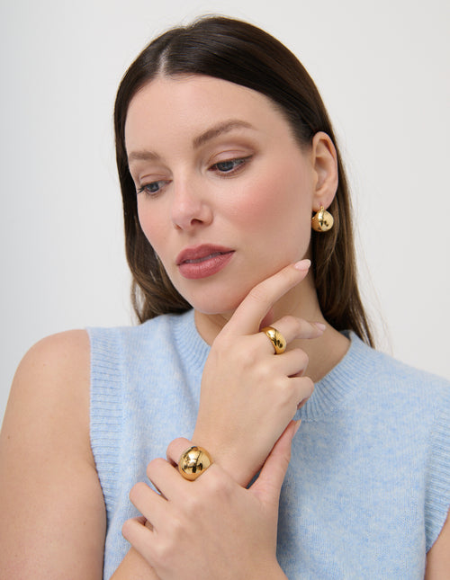 Halo Ring - 18K Gold Plated