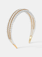 Harper Triple Pearl Headband