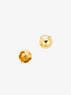 Ingrid Dome Hoop Earrings - 18K Gold Plated