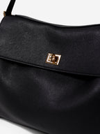 Isabeau Classic Shoulder Bag - Black