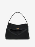 Isabeau Classic Shoulder Bag - Black