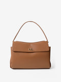 Isabeau Classic Shoulder Bag - Tan