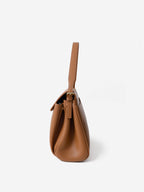 Isabeau Classic Shoulder Bag - Tan