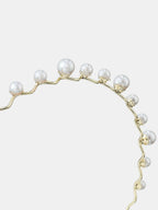 Isla Dainty Pearl Statement Headband