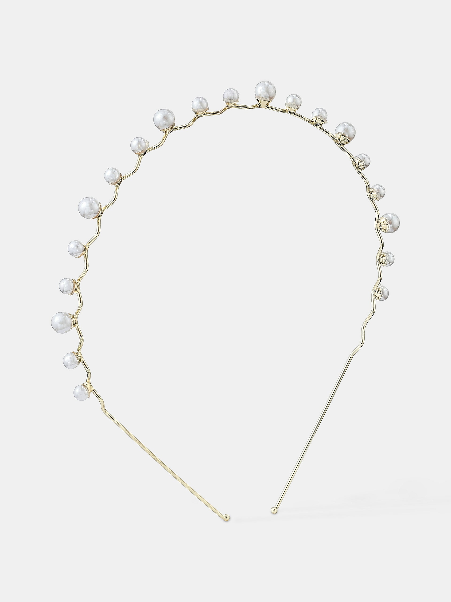 Isla Dainty Pearl Statement Headband