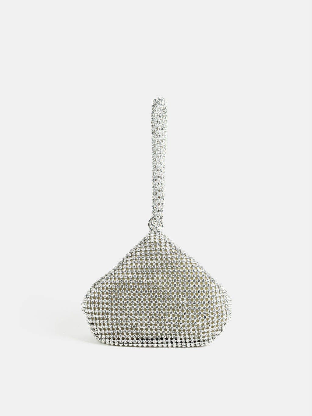 Jada Diamanté Wristlet Bag - Silver