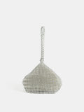 Jada Diamanté Wristlet Bag - Silver