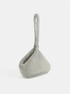 Jada Diamanté Wristlet Bag - Silver