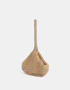 Jada Diamanté Wristlet Bag - Gold
