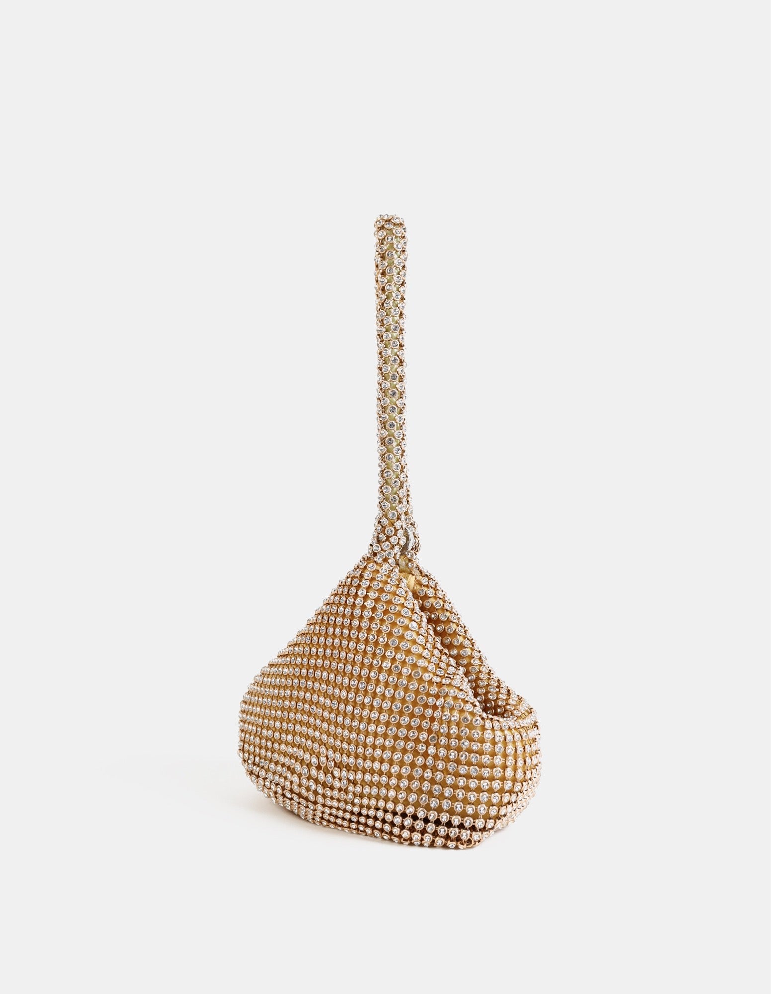 Jada Diamanté Wristlet Bag - Gold