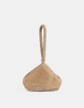 Jada Diamanté Wristlet Bag - Gold