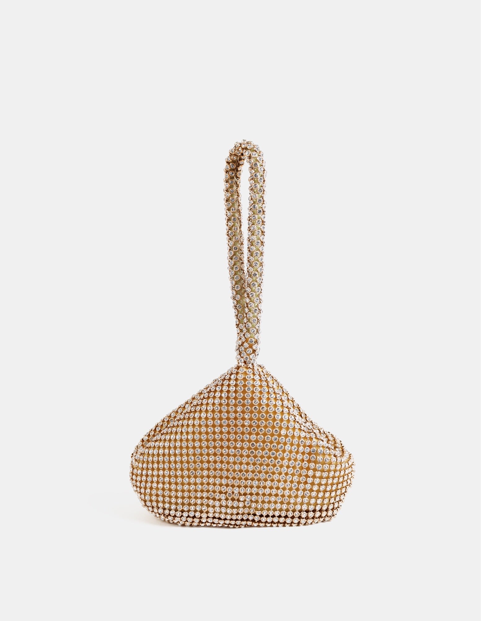 Jada Diamanté Wristlet Bag - Gold