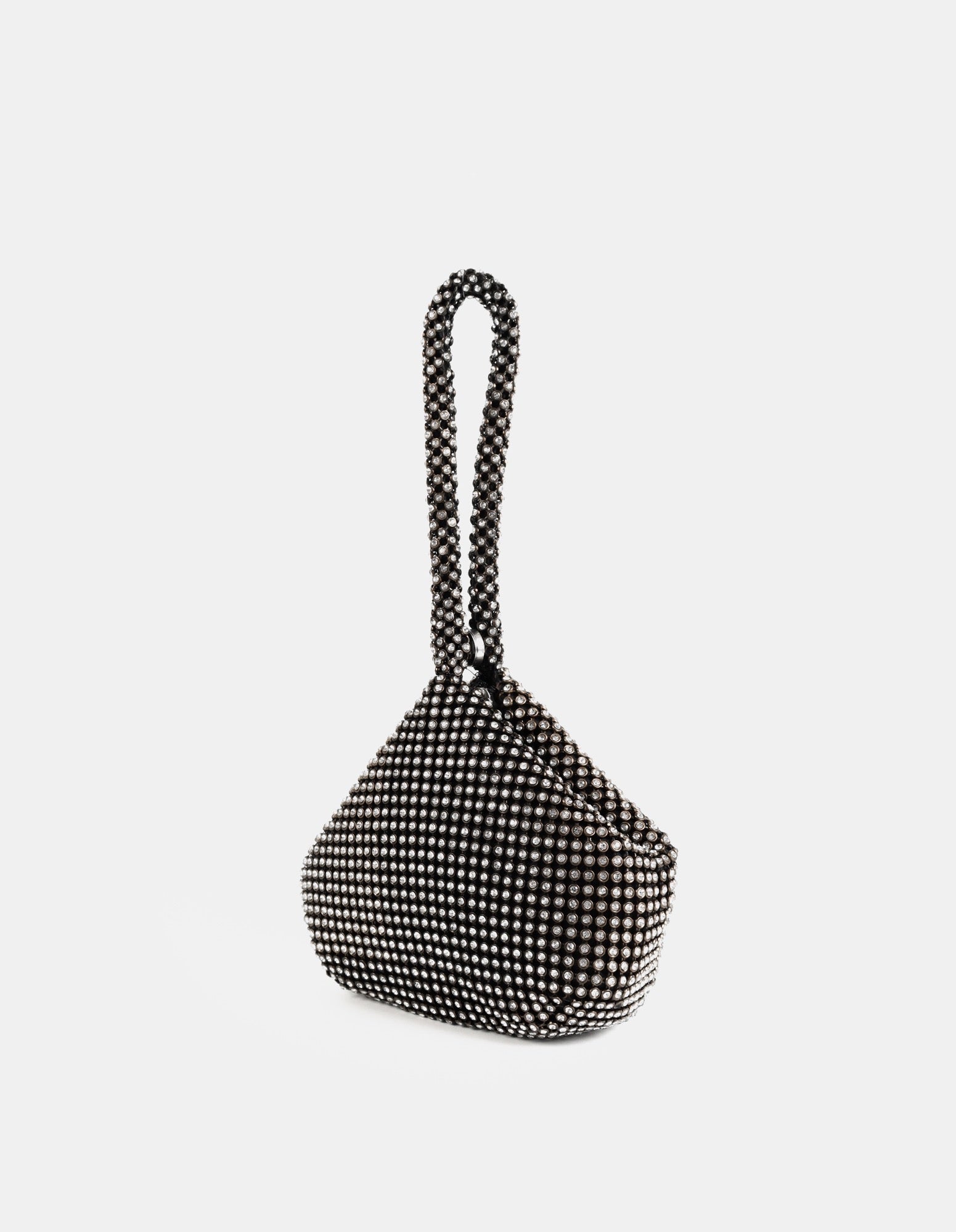 Jada Diamanté Wristlet Bag - Black