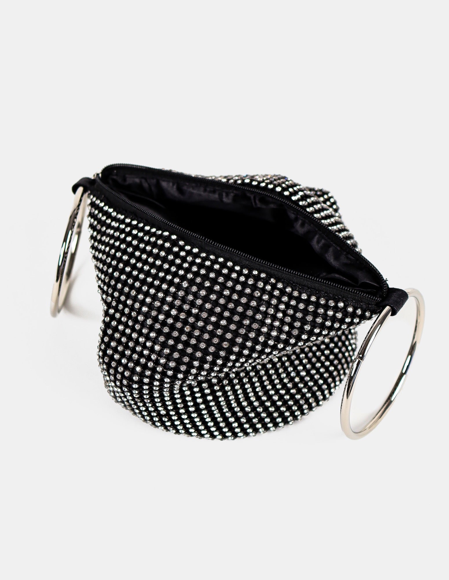 Jada Glomesh Evening Bag - Black
