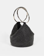 Jada Glomesh Evening Bag - Black