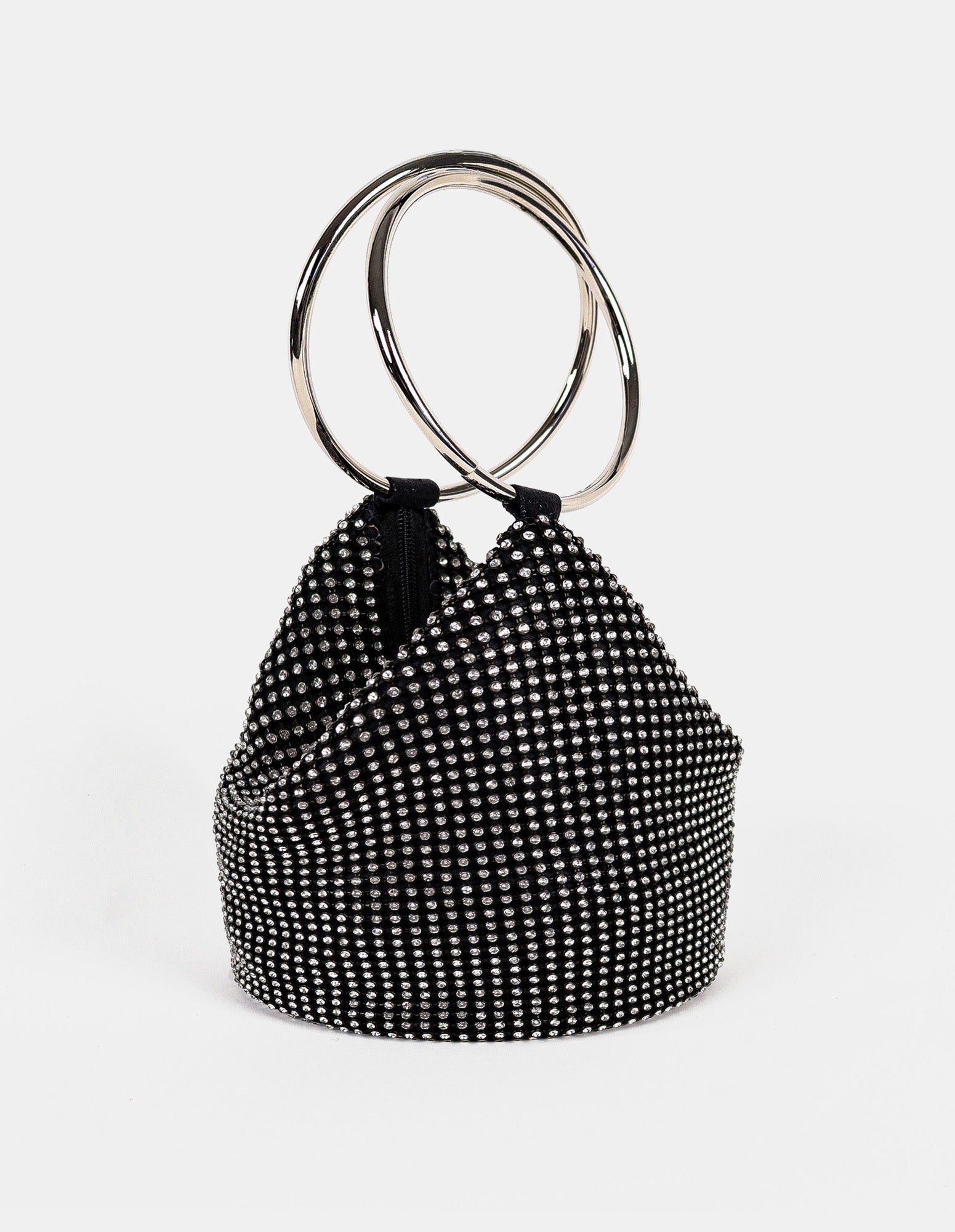 Jada Glomesh Evening Bag - Black