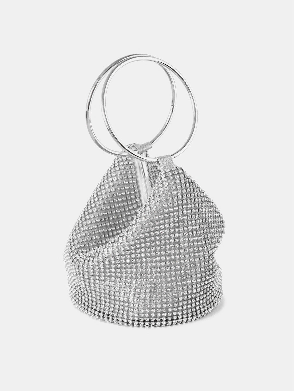 Jada Glomesh Evening Bag - Silver