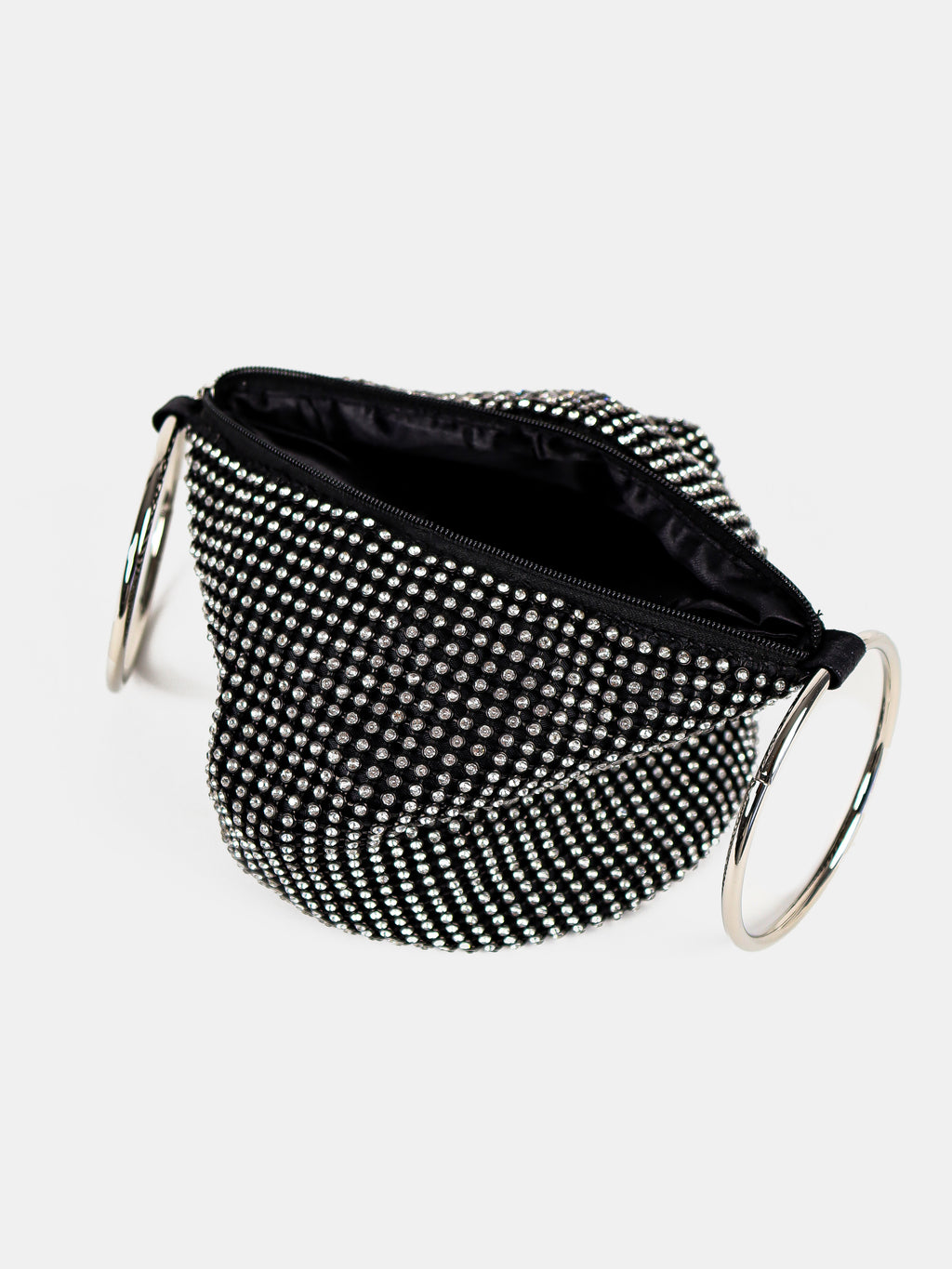 Jada Glomesh Evening Bag - Black