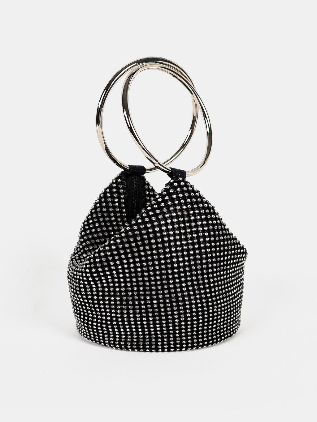 Jada Glomesh Evening Bag - Black
