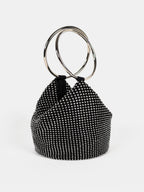 Jada Glomesh Evening Bag - Black