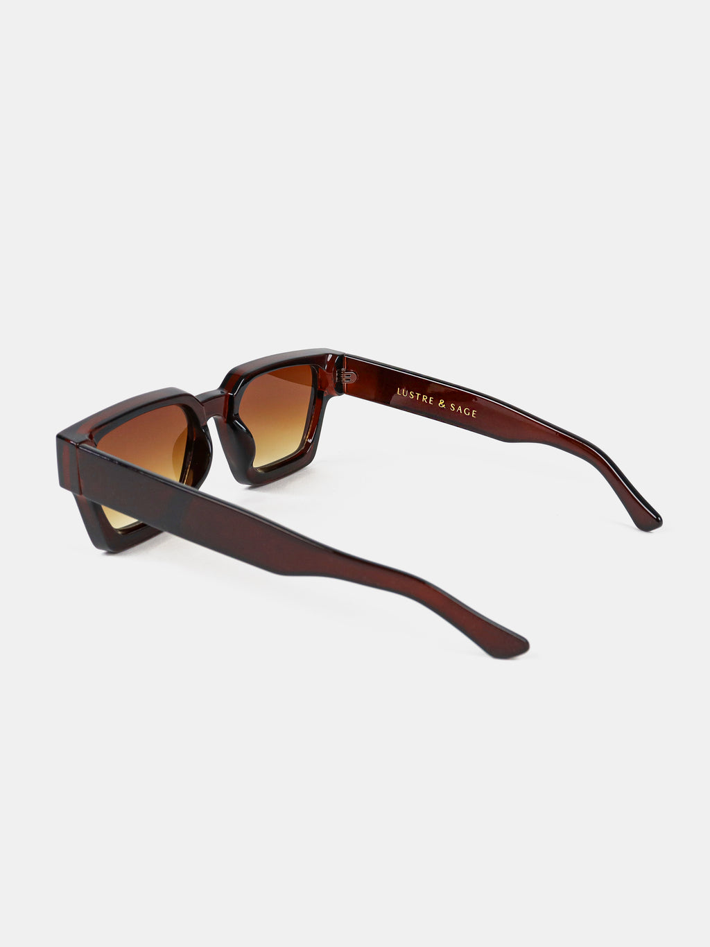 Jury Rectangular Sunglasses - Brown