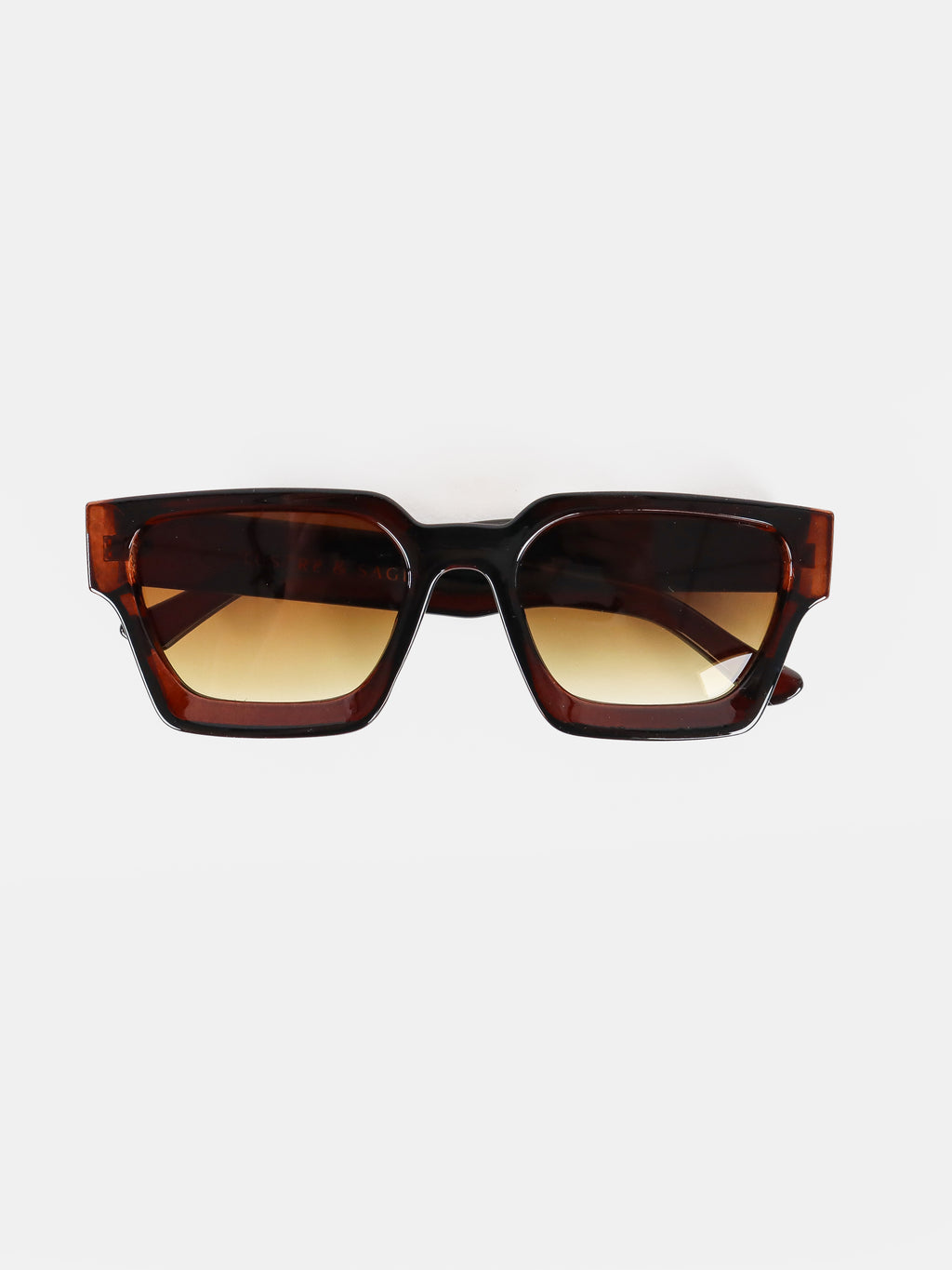 Jury Rectangular Sunglasses - Brown