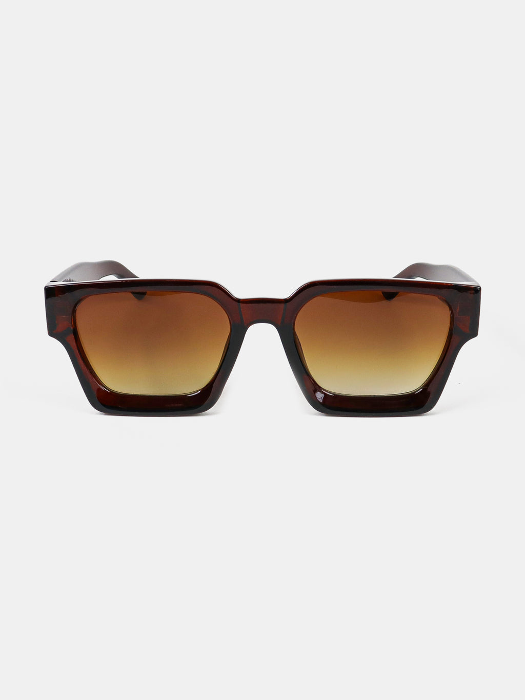 Jury Rectangular Sunglasses - Brown