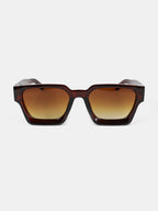 Jury Rectangular Sunglasses - Brown