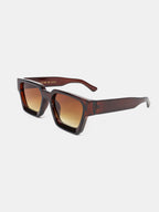 Jury Rectangular Sunglasses - Brown